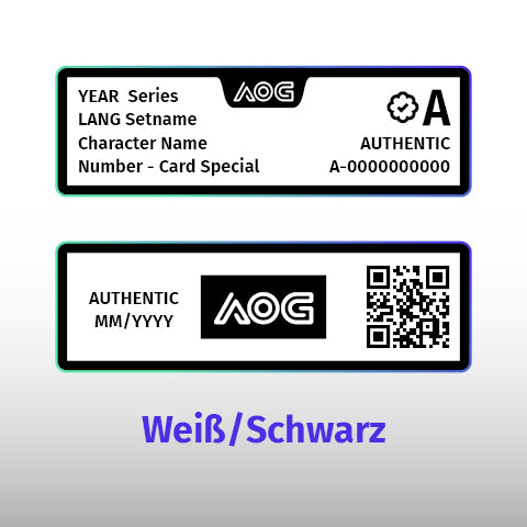 Labeloption Weiß/Schwarz