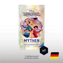 Disney Lorcana Mythen Deutsch Einzelbooster