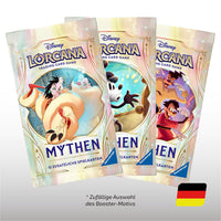 Disney Lorcana Mythen Deutsch Einzelbooster Artwork Set