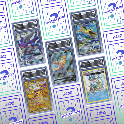 POKÉMON MYSTERY SLAB Bundle Dezember 5x Grading + 1x Random Pokémon Slab (DE/EN)