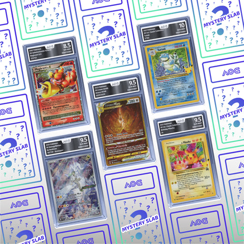 POKÉMON MYSTERY SLAB Bundle März 5x Grading + 1x Random Pokémon Slab (DE/EN)