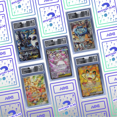 POKÉMON MYSTERY SLAB Bundle Juni 5x Grading + 1x Random Pokémon Slab (DE/EN)