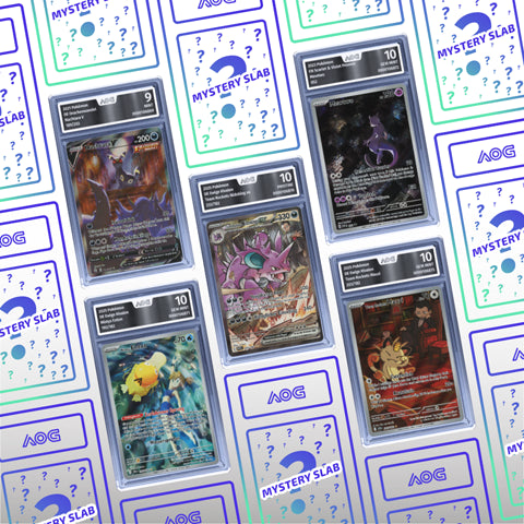POKÉMON MYSTERY SLAB Bundle Oktober 5x Grading + 1x Random Pokémon Slab (DE/EN)
