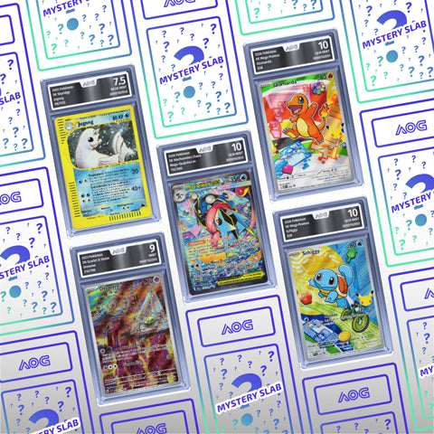 POKÉMON MYSTERY SLAB Bundle Oktober 5x Grading + 1x Random Pokémon Slab (DE/EN)