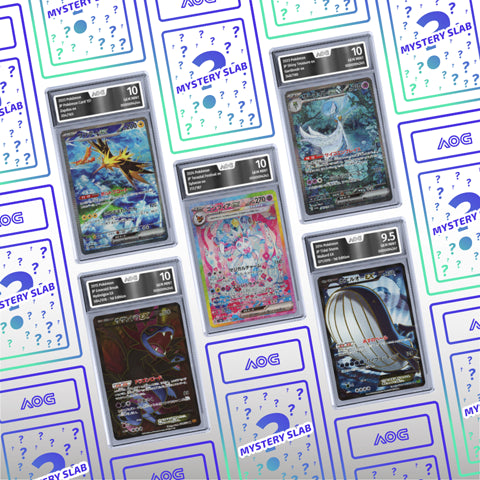 POKÉMON MYSTERY-SLAB Bundle Juni 5x Grading + 1x Random Pokémon Slab