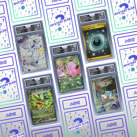 POKÉMON MYSTERY SLAB Bundle Januar 5x Grading + 1x Random Pokémon Slab (DE/EN)