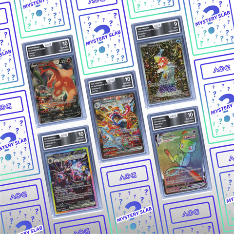 POKÉMON MYSTERY SLAB Bundle August 5x Grading + 1x Random Pokémon Slab (DE/EN)