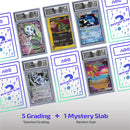 AOG - Absolute Objective Grading - Pokémon Mystery Slab 5er Bundle Oktober